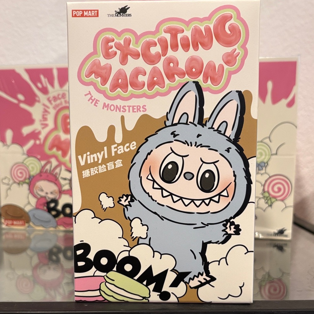 POPMART Exciting Macaron Vinyl Face Toy by The Monsters